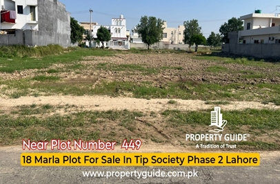 18 Marla Plot for Sale in Phase 2, TIP Housing Society, Lahore