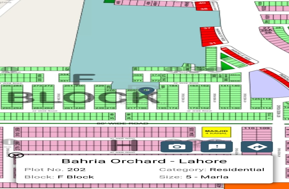 5 marla plot for sale in Bahria Orchard Lahore