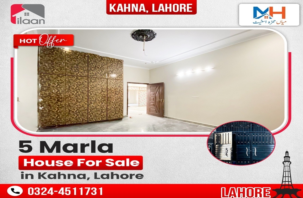 5 marla house for sale in Johar Town Lahore