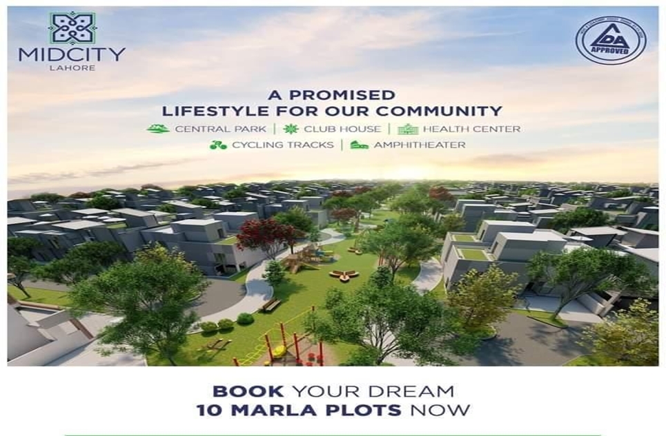 5 marla plot for sale in Mid City Lahore