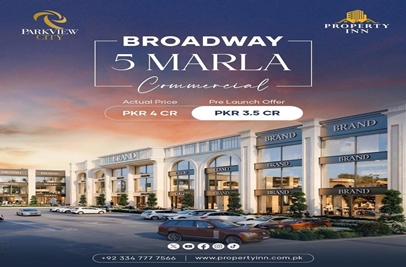 5 marla plot for sale in Park View Villas Lahore