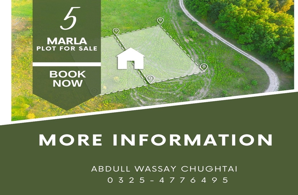 3 marla plot for sale in Pak Arab Housing Society Lahore