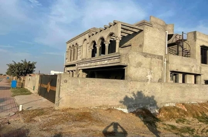  Kanal Most Beautiful Gray Structure Double Storey House for sale in Bahria Orchard Lahore