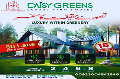 2 kanal Farmhouse Society for sale Near Phase 6, DHA Lahore