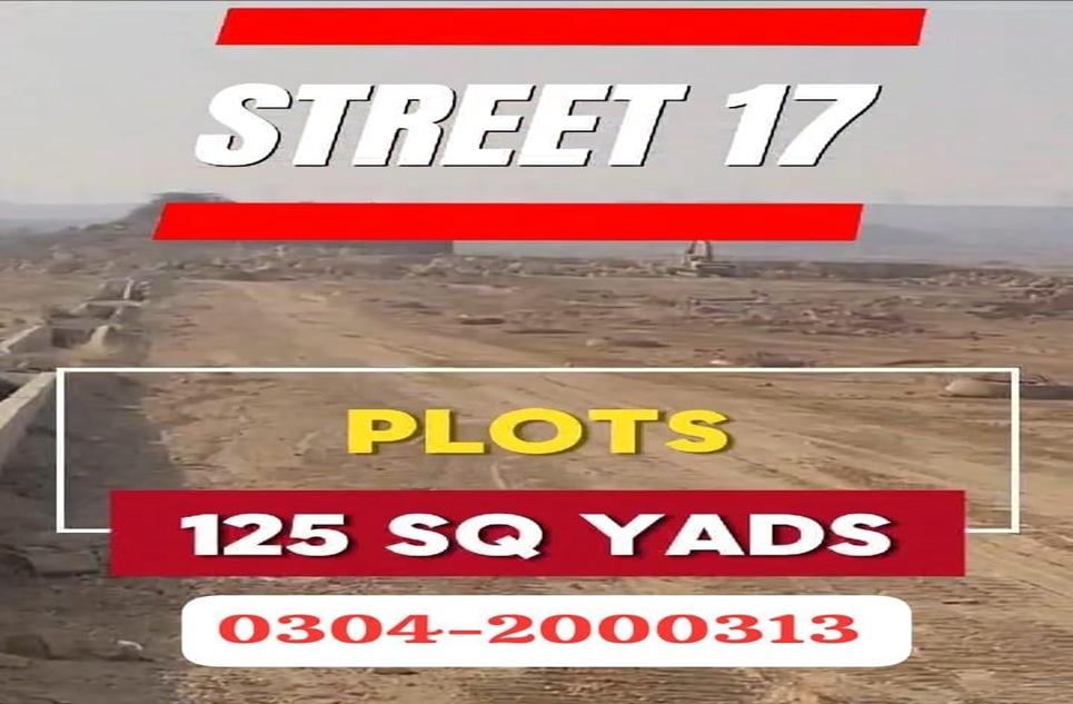 125 square yard plot for sale in Bahria Town Karachi