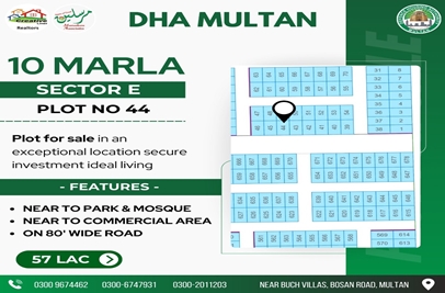 10 marla plot for sale in Multan