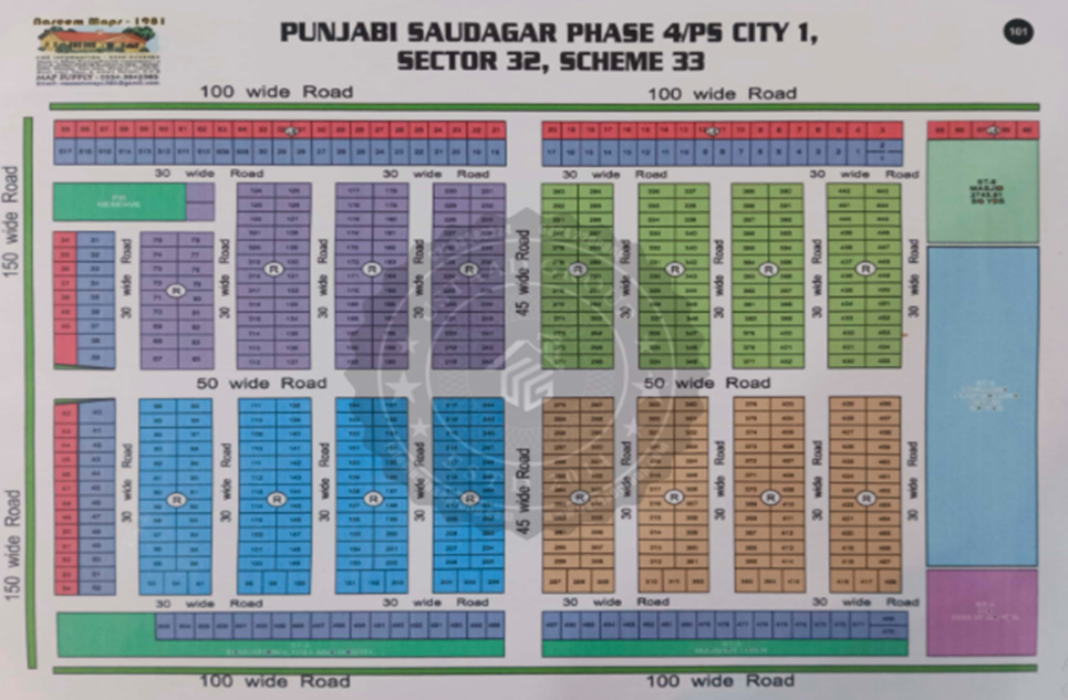 120 square yard plot for sale in Punjabi Saudagar City Karachi