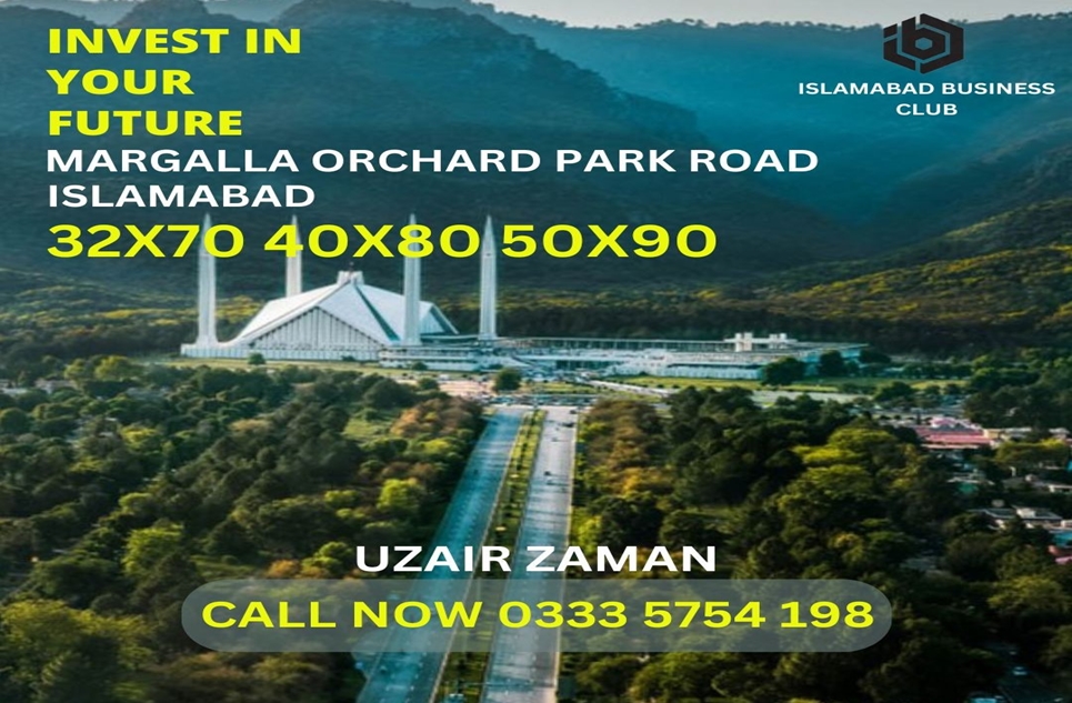 14 marla plot for sale in Park Road Islamabad