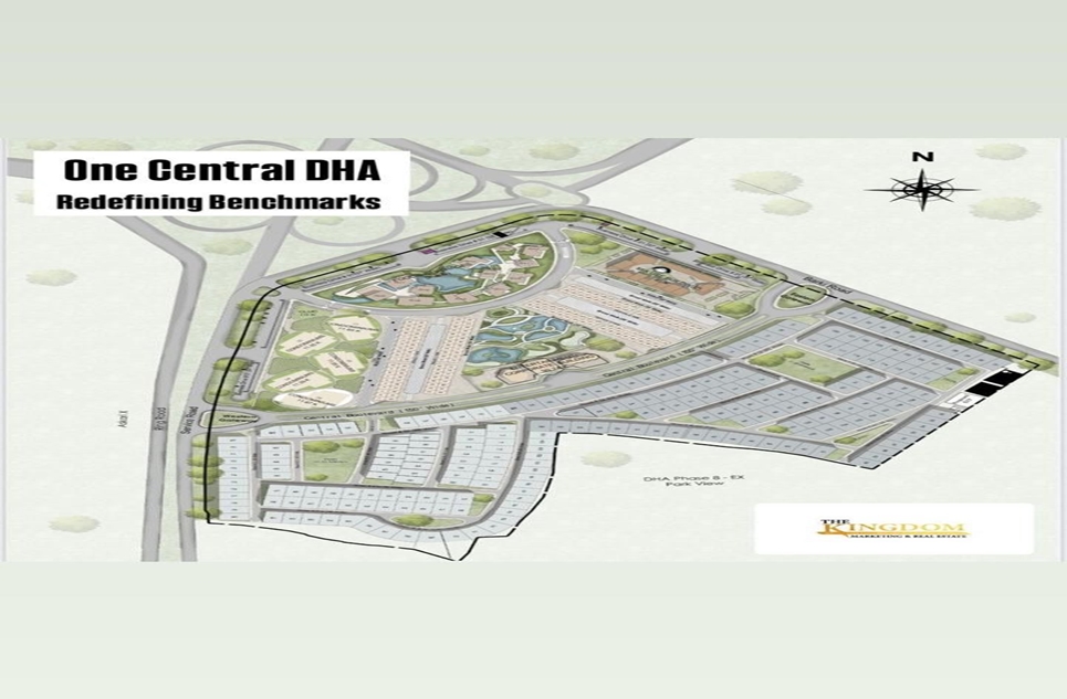 2 Kanal Plot for Sale in One Central DHA Lahore Lahore