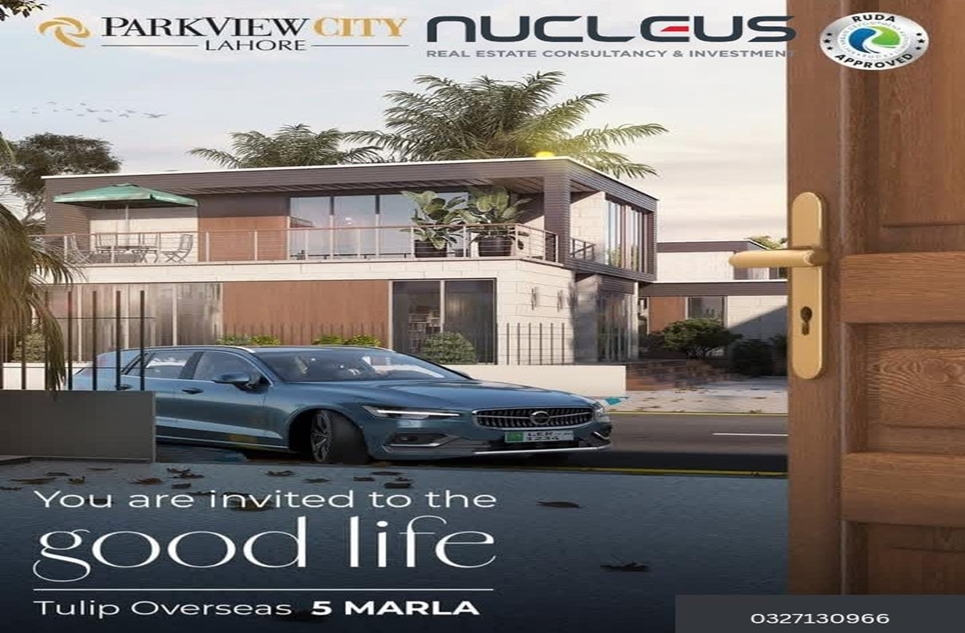 5 Marla Plot for Sale in Tulip Overseas Block Park View City Lahore