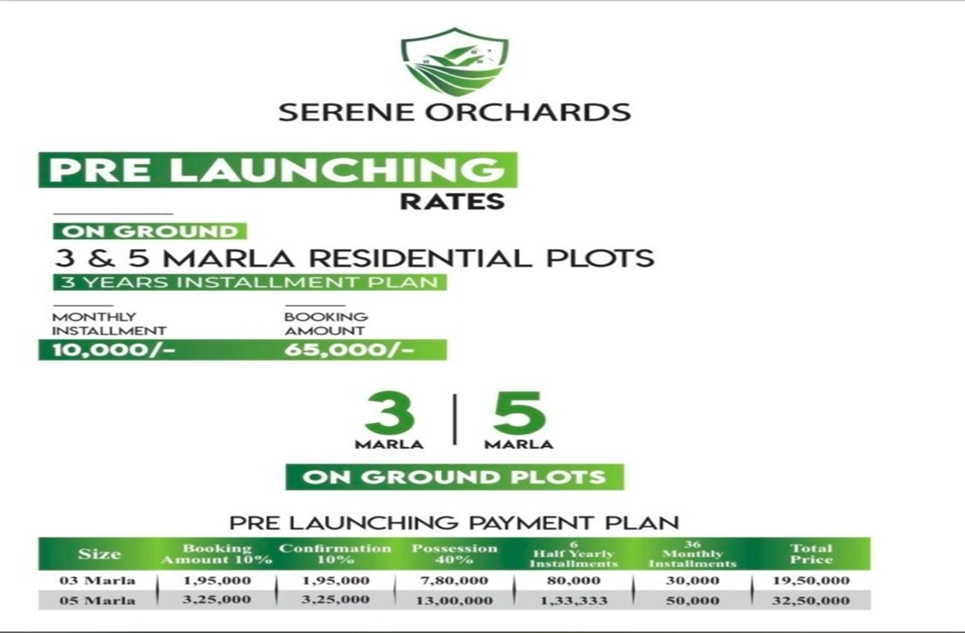 3 marla plot for sale in Heir Lahore