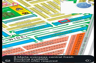 8 marla plot for sale in Lahore Smart City Lahore